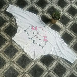 NWOT H81 by F21 Bunny Love Cropped Top